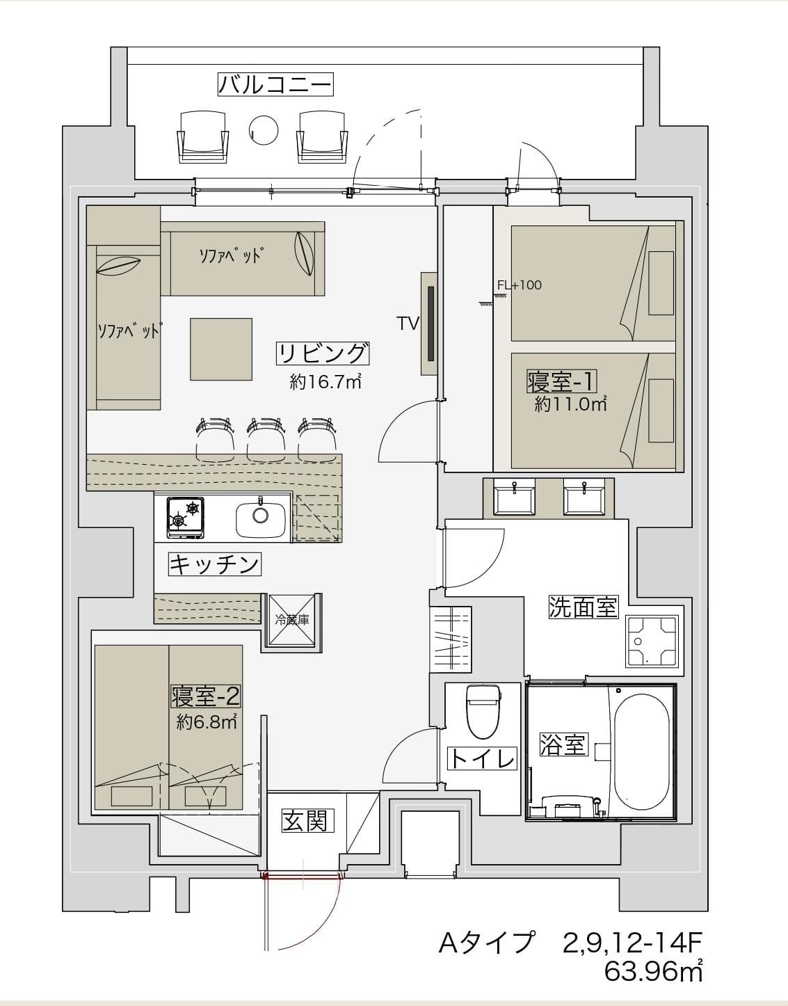 GRAND MONday ASAKUSA (Former: MONday Apart Premium ASAKUSA) photo 2